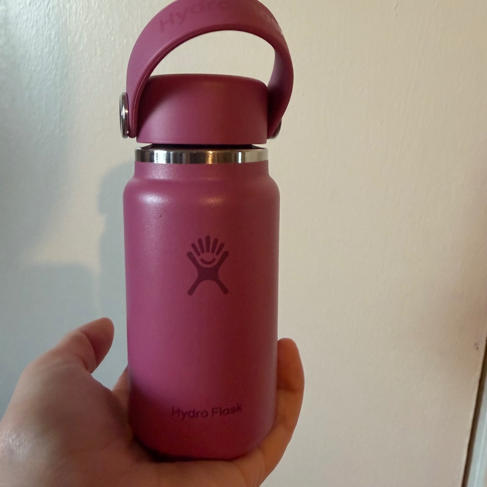 Hydro Flask Wide Mouth 12 oz Insulated Water Bottle Berry Pink FJ224306